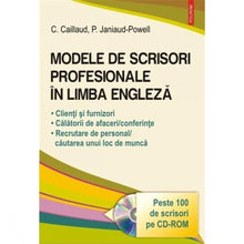Încarcă imaginea în vizualizatorul Galerie, Modele de scrisori profesionale in limba engleza (contine CD) - Patricia Janiaud-Powell, Carole Caillaud