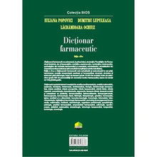 Încarcă imaginea în vizualizatorul Galerie, Dictionar farmaceutic - Iuliana Popovici, L. Ochiuz, D. Lupuleasa