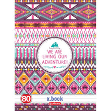 Încarcă imaginea în vizualizatorul Galerie, Caiet Herlitz, motiv aztec, A4, 80 file, dictando, colturi rotunjite