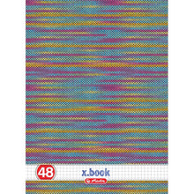Încarcă imaginea în vizualizatorul Galerie, Caiet Herlitz, motiv caleidoscop, A4, 48 file, patratele, colturi rotunjite