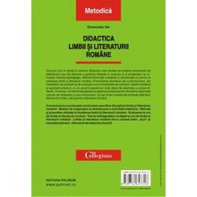 Încarcă imaginea în vizualizatorul Galerie, Didactica limbii si literaturii romane - Emanuela Ilie
