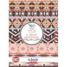 Încarcă imaginea în vizualizatorul Galerie, Caiet Herlitz, motiv aztec, A4, 80 file, dictando, colturi rotunjite