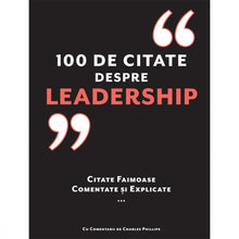 Încarcă imaginea în vizualizatorul Galerie, 100 de citate despre leadership, Charles Phillips