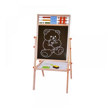 Încarcă imaginea în vizualizatorul Galerie, Tablita lemn, alb-negru, 66 cm + suport + accesorii