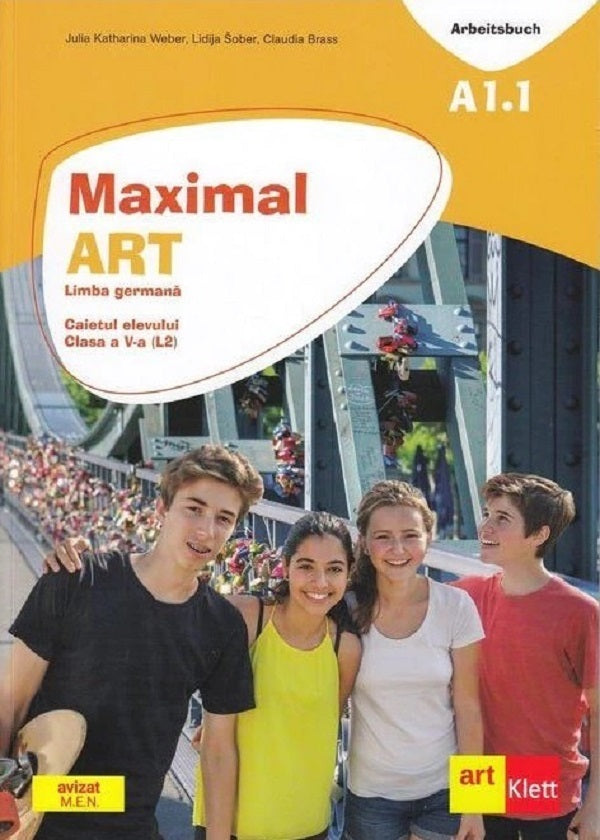 Maximal ART A1.1 - Limba germana - Clasa 5 L2 - Caietul elevului + CD