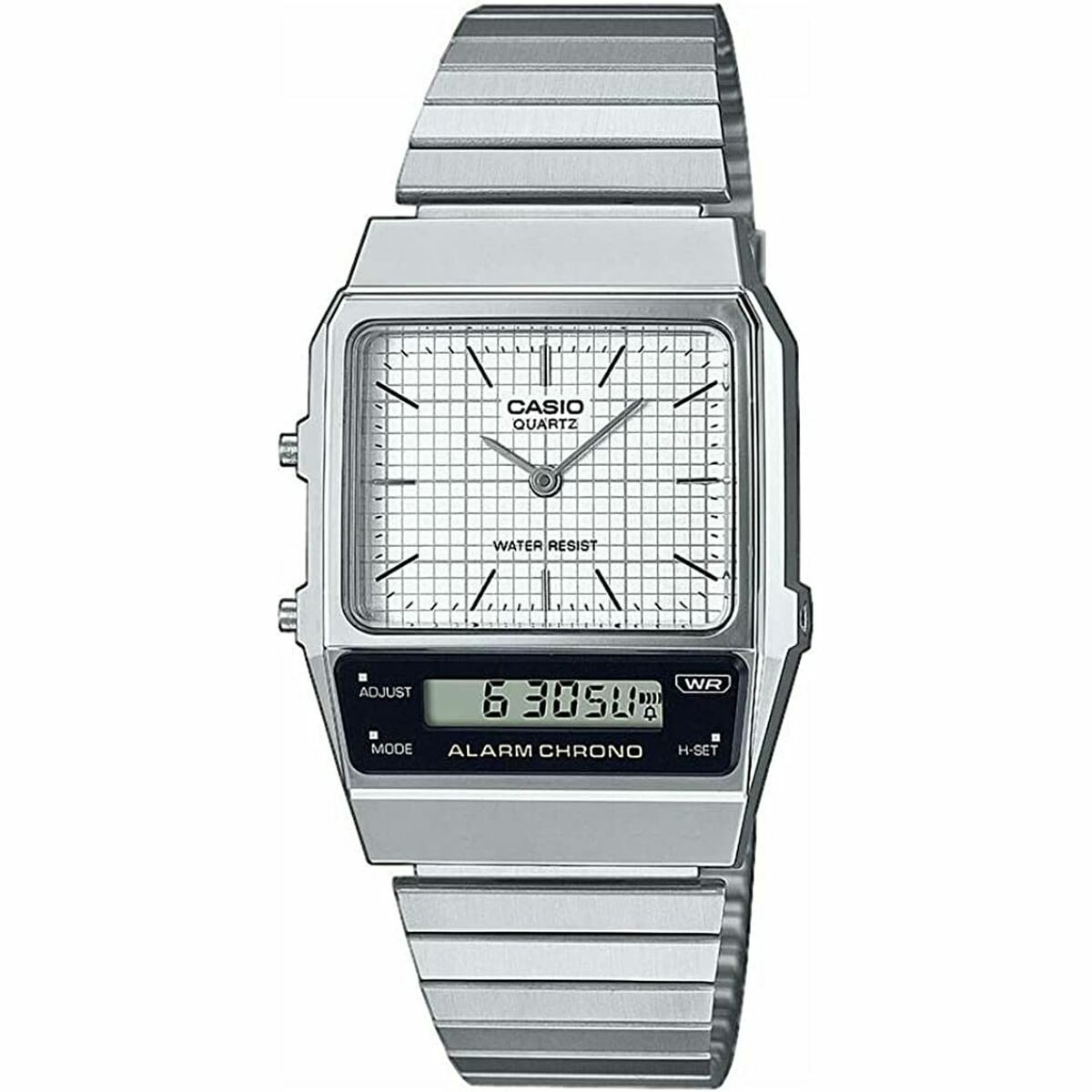 Ceas Bărbați Casio AQ-800E-7AEF Argintiu (Ø 40 mm)