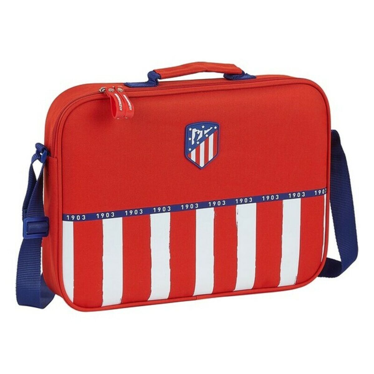 ghiozdan de școală Atlético Madrid Roșu Albastru Alb (38 x 28 x 6 cm)