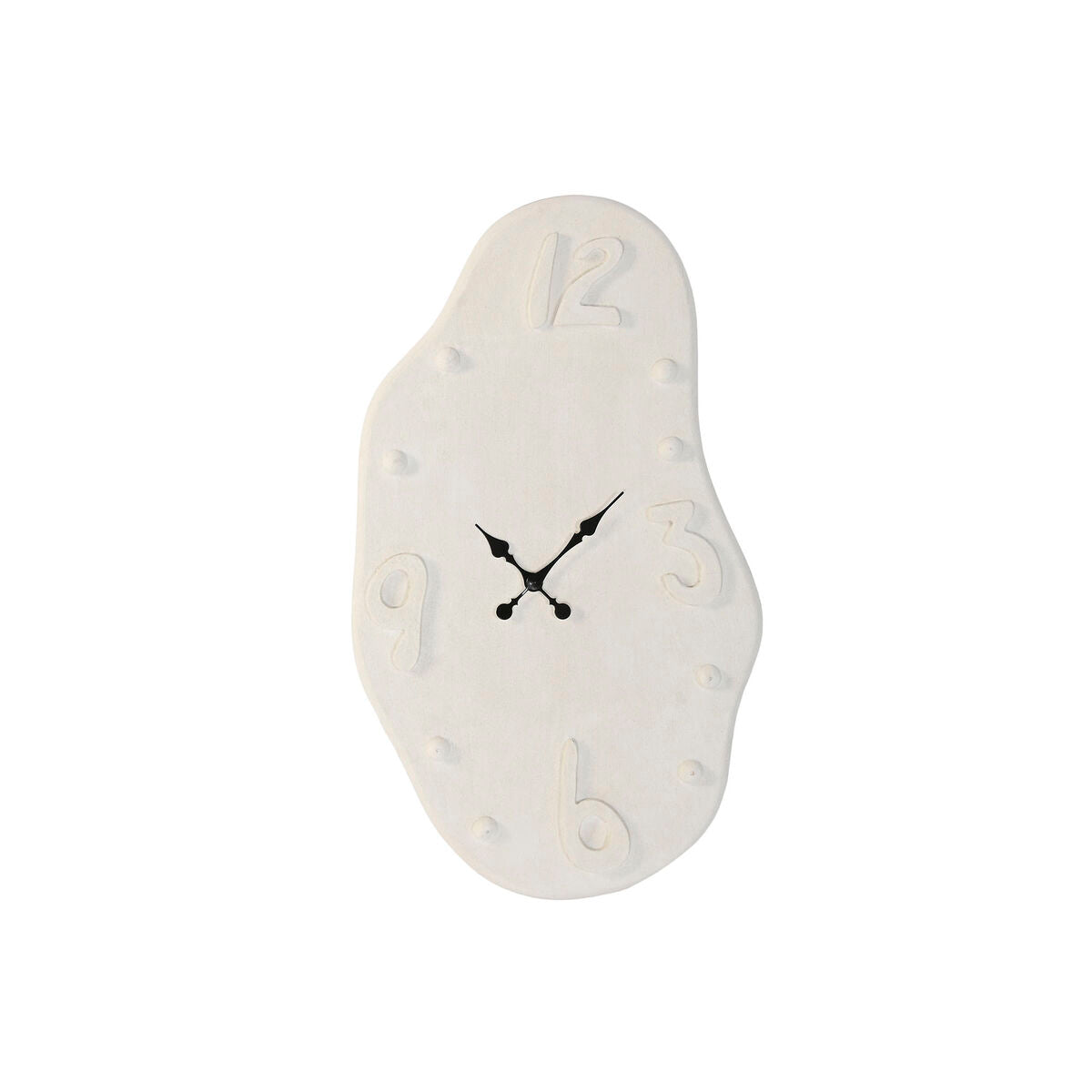 Ceas de Perete Home ESPRIT Alb Lemn MDF Scandi 60 x 4 x 100 cm