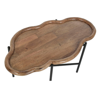 Masa laterală Home ESPRIT Maro Negru 88 X 49 X 42 CM