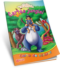 Încarcă imaginea în vizualizatorul Galerie, Carte de colorat 3ani+ Cartea Junglei - Unicart
