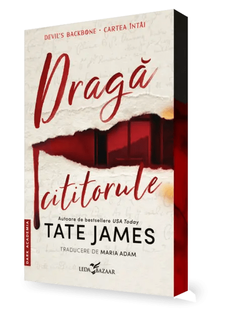 Draga cititorule, LEDA, Tate James, 2023 - prima carte din seria Devil's Backbone