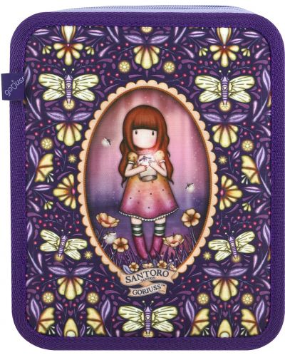 Penar echipat Santoro Gorjuss, 2 compartimente, 23.5x18.5x4 cm