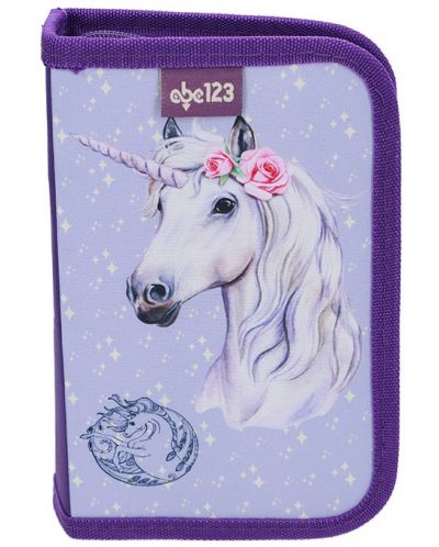 Penar Echipat Abc, 1 Compartiment, 2 Clape, Design Cool Unicorn