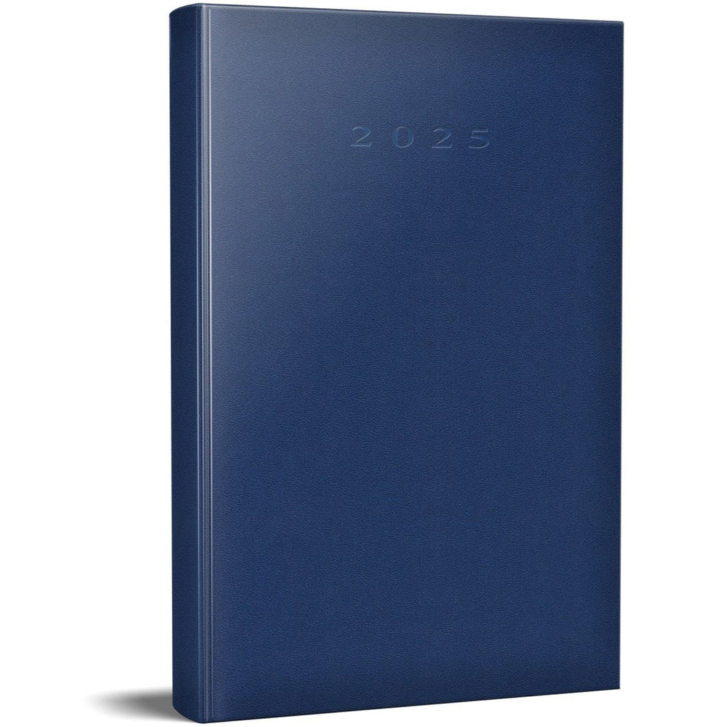 Agenda Herlitz, Datata Ro A5, 352 Pagini, Coperta Buretata, Culoare Albastru 2025