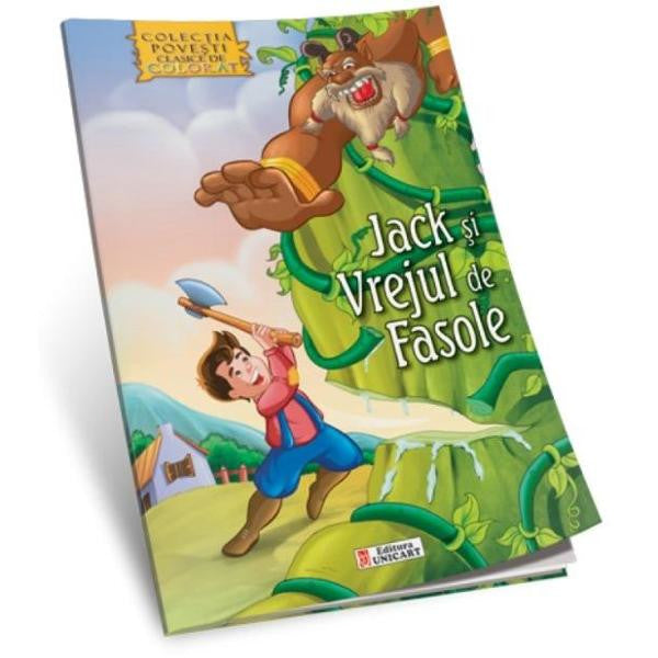Povesti clasice de colorat - Jack si vrejul de fasole