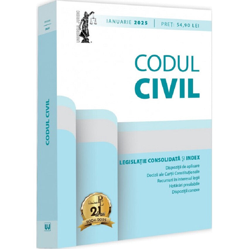 Codul Civil Ianuarie 2025 - Dan Lupascu