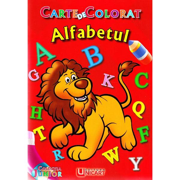 Alfabetul - carte de colorat