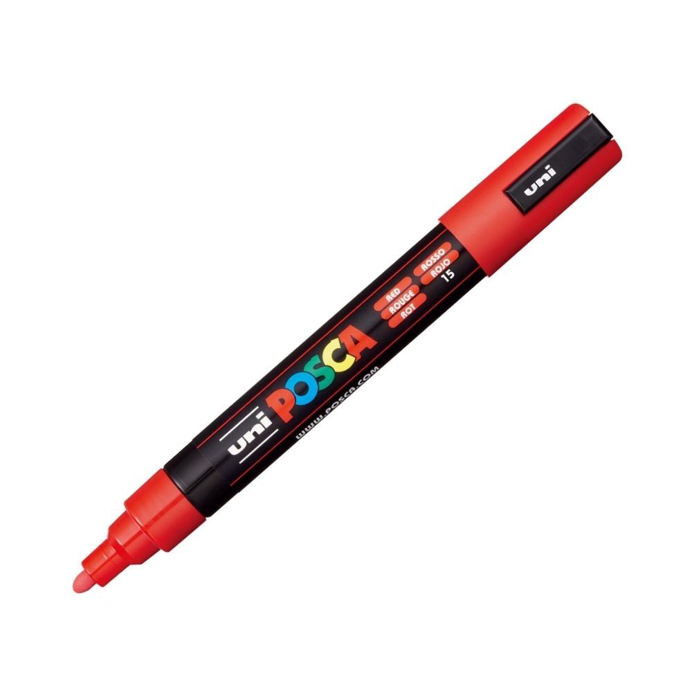 Marker decorativ, Uni, 1.8-2.5 mm, Rosu