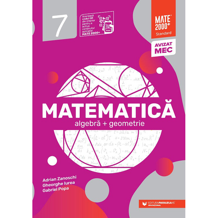 Mate standard. cls. VII. 2021-2022, Adrian Zanoschi, Gheorghe Iurea, Gabriel Popa