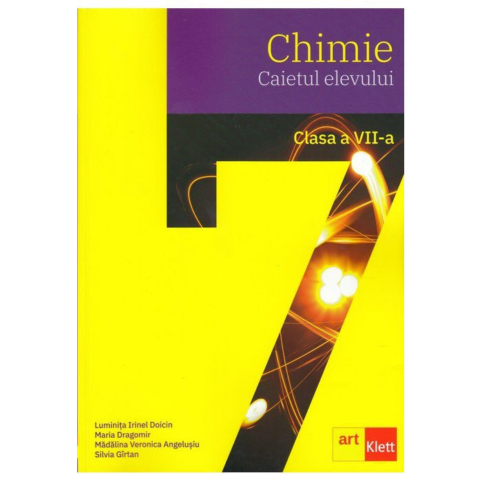 Chimie clasa a VII-a. Caietul elevului, Silvia Girtan, Art Klett