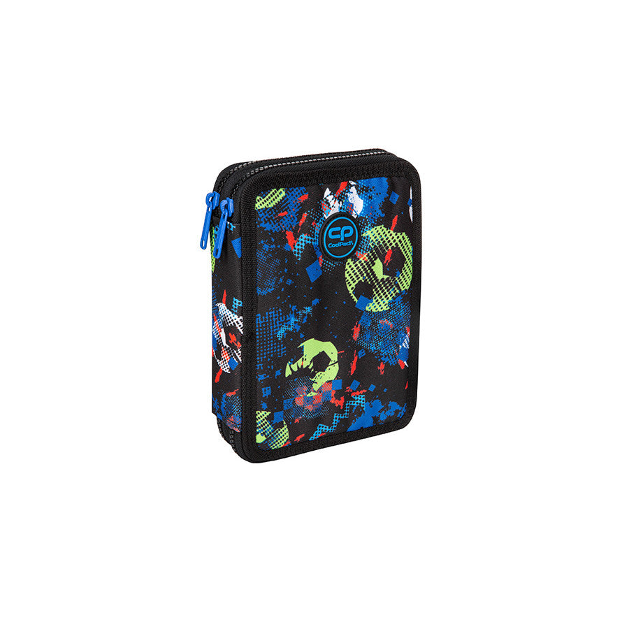 Penar echipat Jumper XL, 38 piese, 2 fermoare, Football Blue, CoolPack