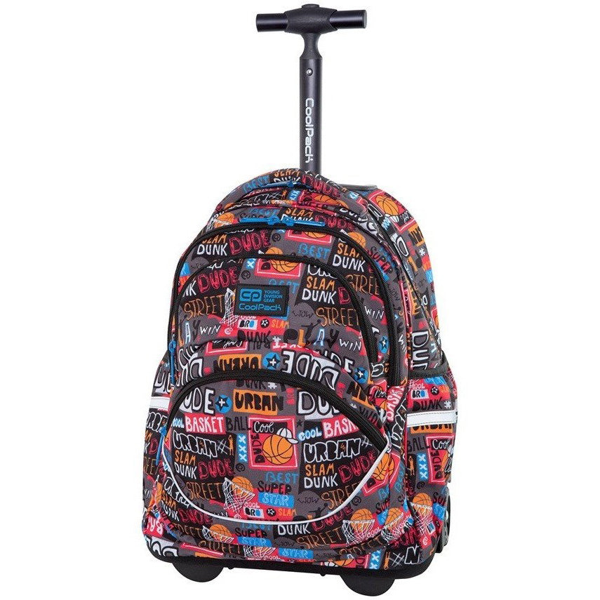 Ghiozdan troler Starr - Basketball, CoolPack, 2 compartimente, dimensiuni: 46 x 36 x 22 cm