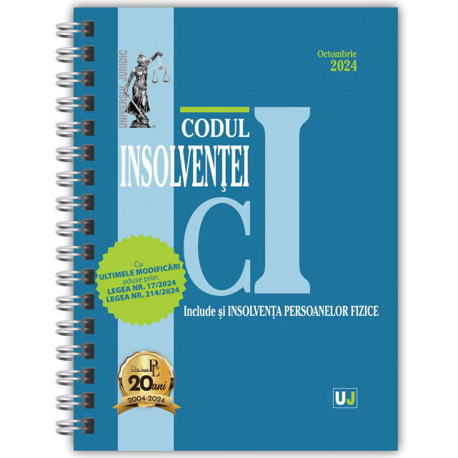 Codul insolventei octombrie 2024 (editie spiralata)