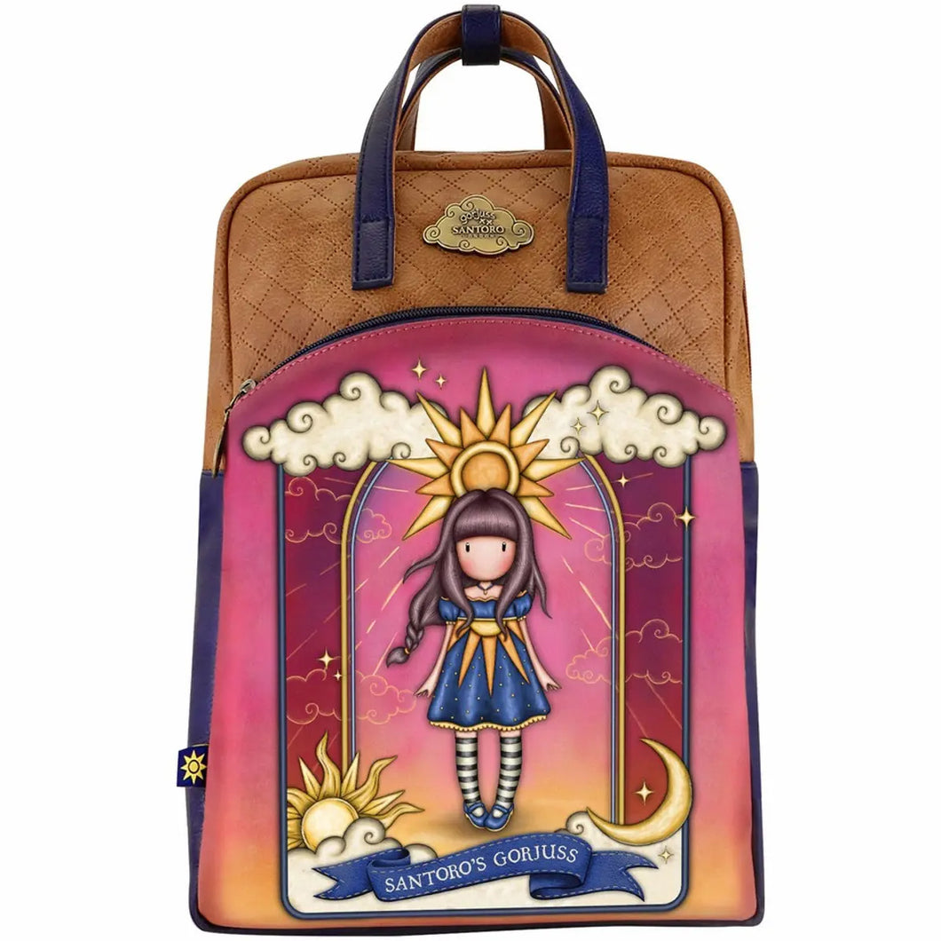 Rucsac PU Gorjuss Ray of Light 28x36x12cm 1compartiment, 2buzunare externe