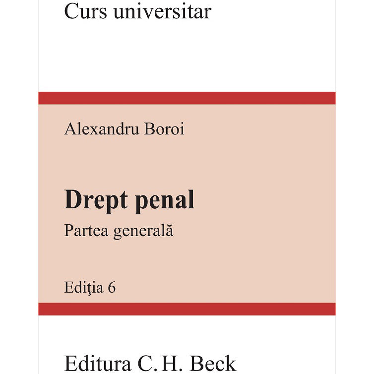 Drept penal. Partea generala, Alexandru Boroi