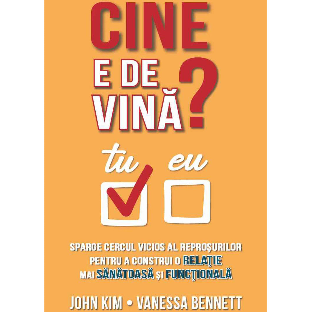 Cine e de vina?, John Kim, Vanessa Bennett