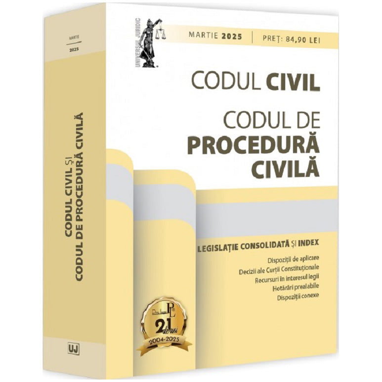 Codul civil si codul de procedura civila: martie 2025, Dan Lupascu