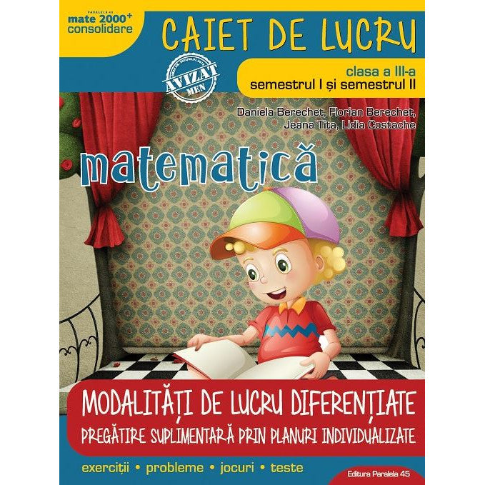 Matematica - Consolidare cls a III a - Daniela BerechetFlorian BerechetLidia CostacheJeana Titita