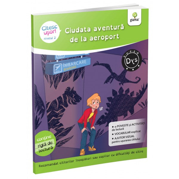 Ciudata aventura de la aeroport. Citesc usor, Evelyne Barge, Marco Overzee