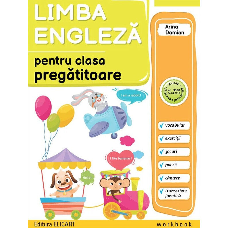 Limba Engleza - Clasa Pregatitoare - Caiet - Arina Damian