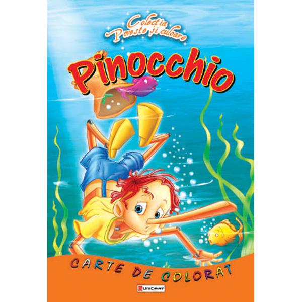 Pinocchio - Carte de colorat