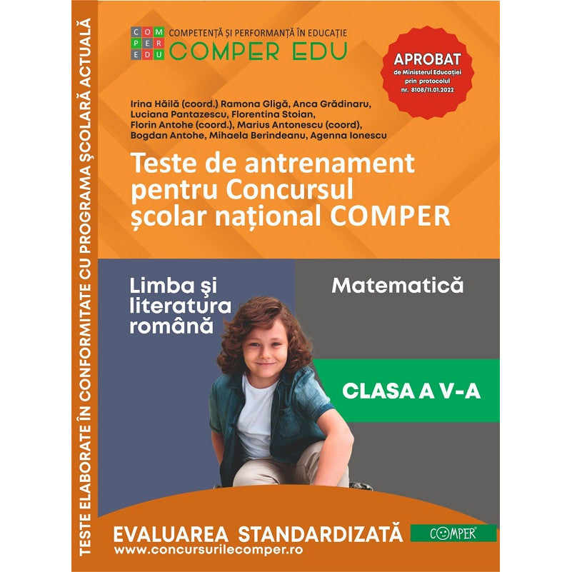 Teste De Antrenament - Clasa 5 - Concursul Comper - Irina Haila, Florin Antohe, Marius Antonescu
