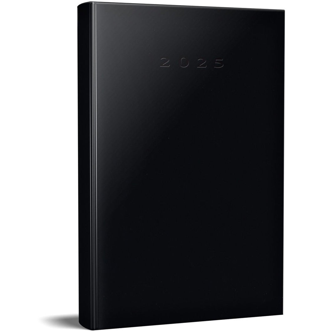 Agenda Herlitz, Datata Ro A5, 352 Pagini, Coperta Buretata, Culoare Negru 2025