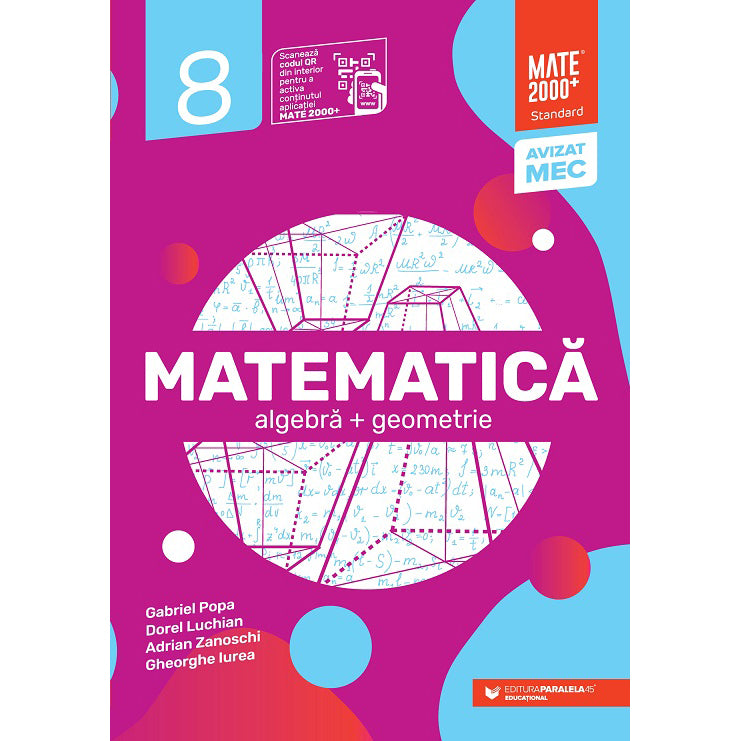 Mate standard. cls. VIII. 2021-2022, Gabriel Popa, Dorel Luchian, Adrian Zanoschi, Gheorghe Iurea