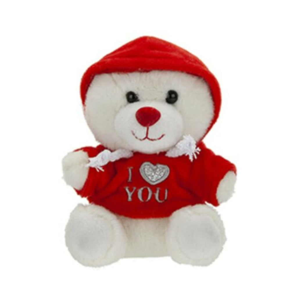 Ursulet de Plus Valentine's Day cu Hanorac 