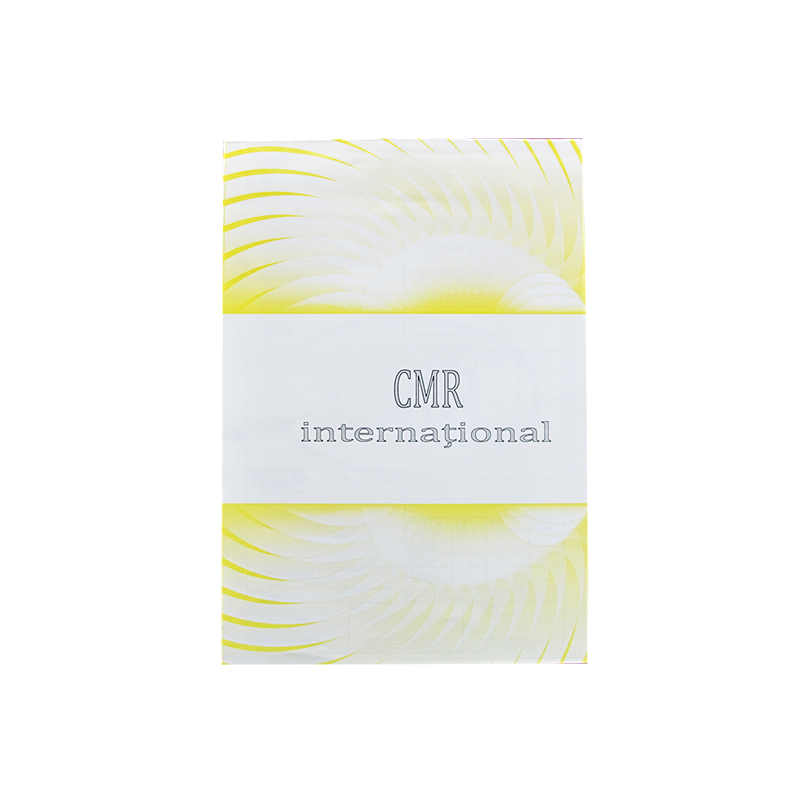 Scrisoare de transport CMR international, format A4, orientare portret, 125 file