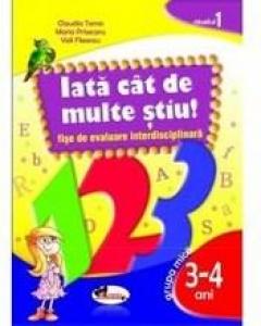 Iata cat de multe stiu - fise 3 - 4 ani - Claudia Toma