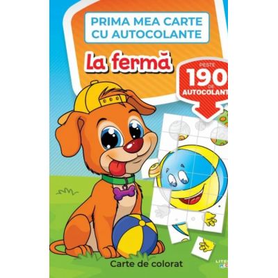 Prima mea carte cu autocolante. La ferma