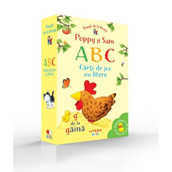 Povesti de la ferma. Poppy si Sam. ABC. Carti de joc cu litere