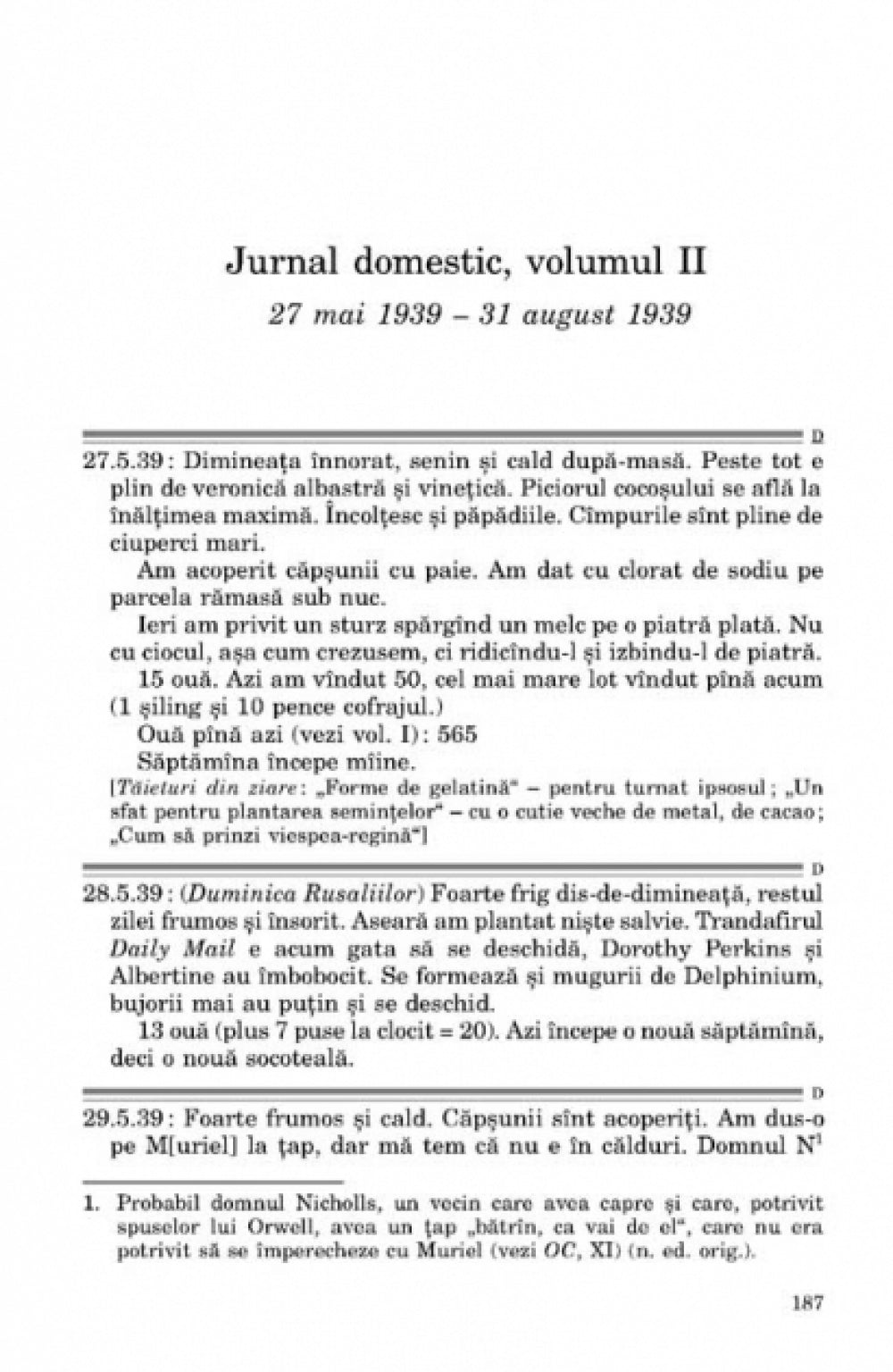 Jurnale - George Orwell