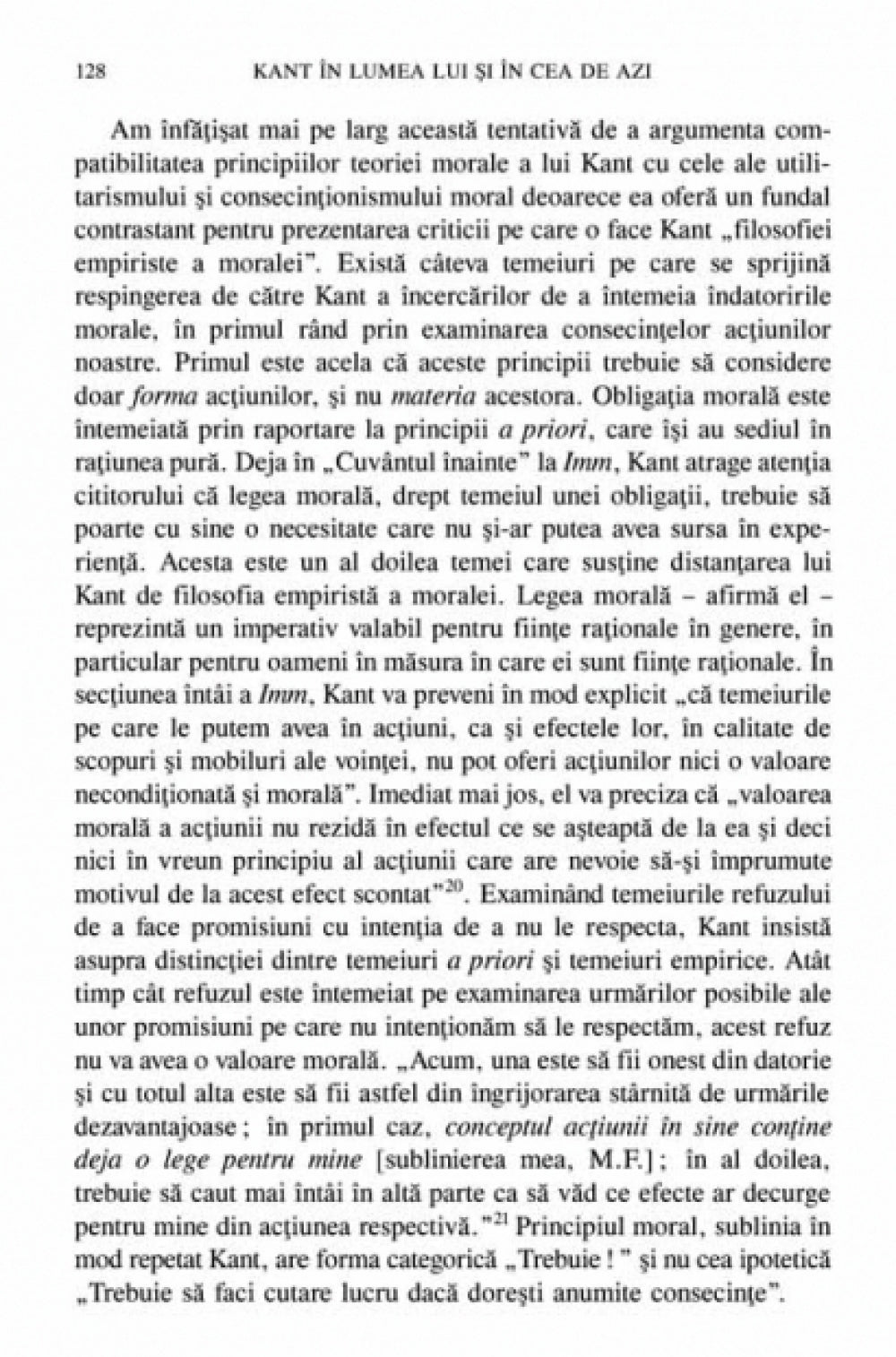 Kant in lumea lui si in cea de azi. Zece studii kantiene - Mircea Flonta