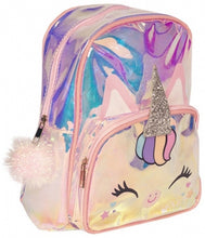 Încarcă imaginea în vizualizatorul Galerie, Ghiozdan gradinita transparent S-cool Unicorn, SC1665

