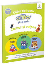 Încarcă imaginea în vizualizatorul Galerie, Pot să citesc și să scriu! Nivelul 1 Corbul și vulpea
