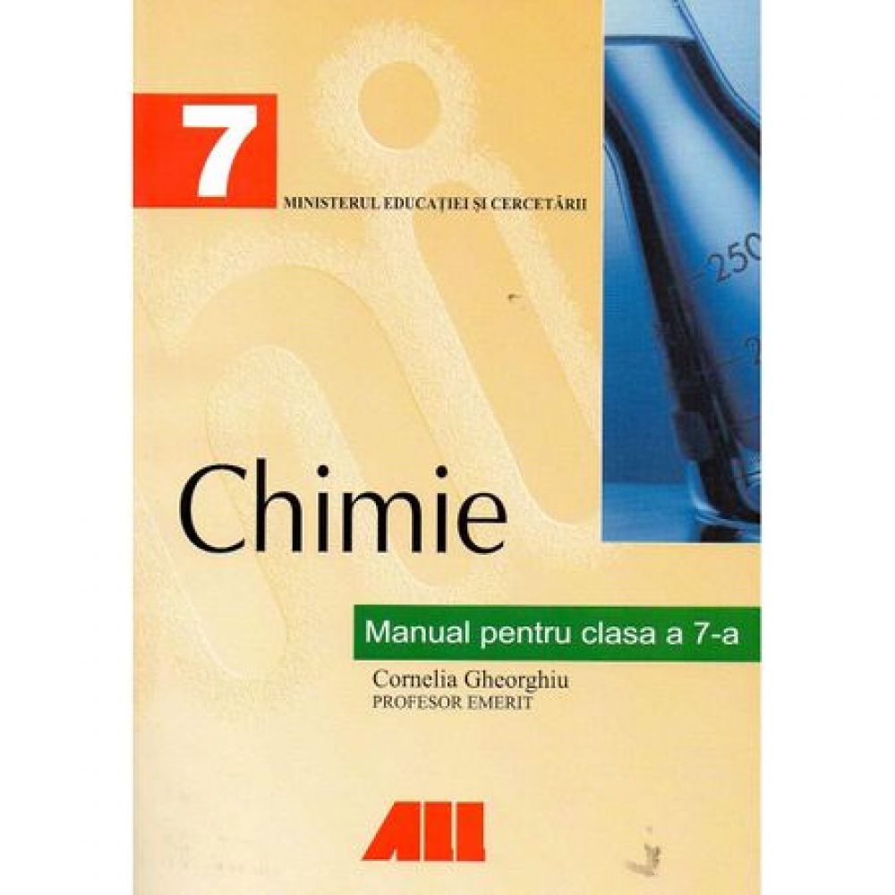 Chimie manual pentru clasa a VII-a, autor Cornelia Gheorghiu