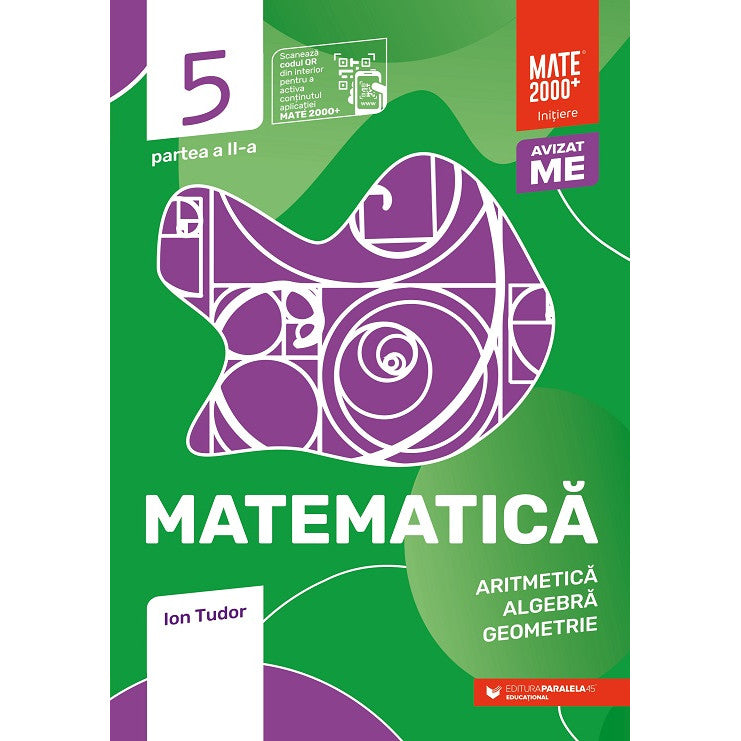 Matematica aritmetica, algebra, geometrie caiet de lucru clasa a V-a initiere partea a II-a Editia a V-a, Ion Tudor