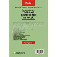 Încarcă imaginea în vizualizatorul Galerie, Perspective asupra teoriilor comunicarii de masa - W.J. Severin, J.W. Tankard Jr
